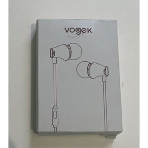 Vogek In Ear Headphones, Ergonomic Base Earbuds New